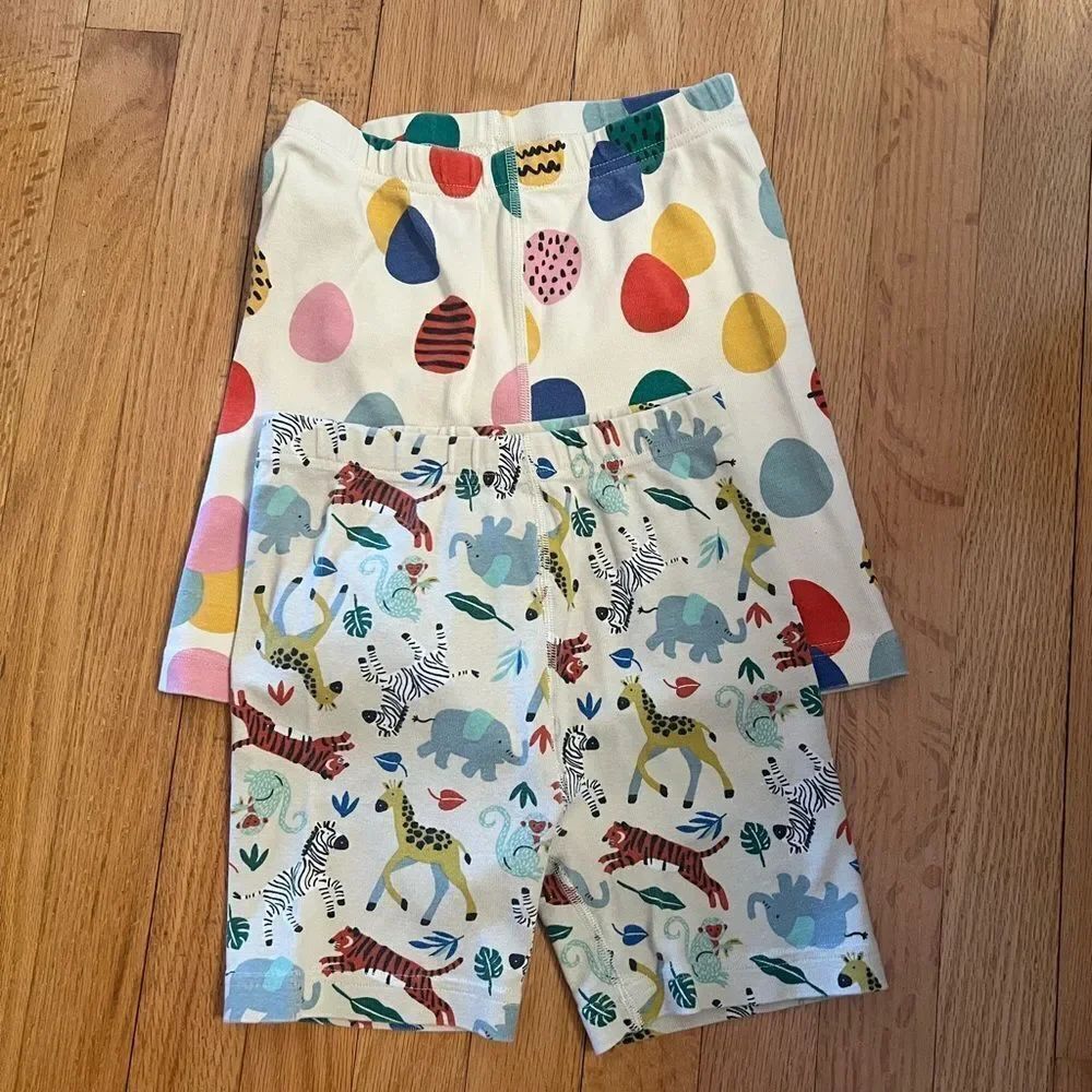 Hanna Andersson Kids Animal and Dot Print Pajama Shorts